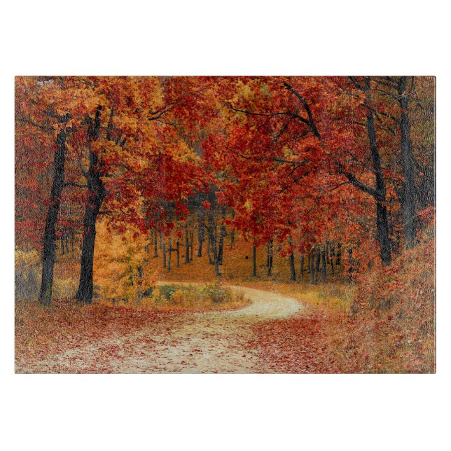 Woodland in Fall Cutting Board (Front)
