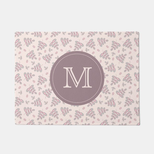 Woodland Leaves Door Mat (Front)