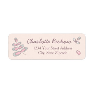 Woodland Leaves Return Address Labels