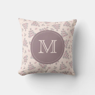 Woodland Leaves Throw Pillow