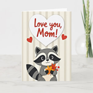 Woodland Love Mom Card