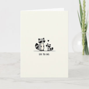 Woodland Love You Dad Card