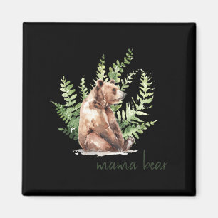 Woodland Mama Bear Baby Shower  Magnet