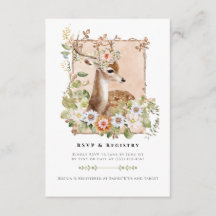 Woodland Manor RSVP Details Enclosure Card
