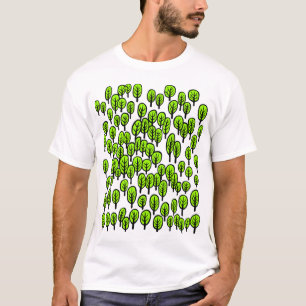 Woodland Map - Green T-Shirt