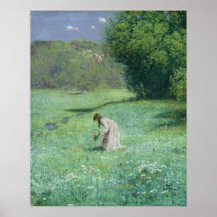 Woodland Meadow, 1876 Poster