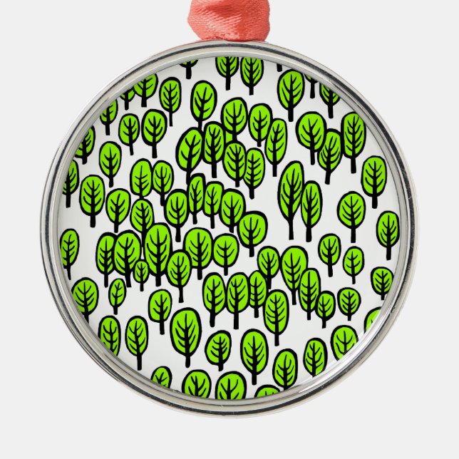 Woodland Metal Ornament (Front)