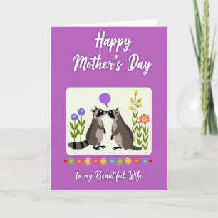 Woodland Mothers Love Day Card