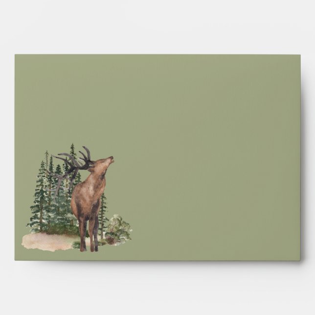 Woodland mountain forest mailing envelopes (Front)