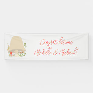 Woodland Mushroom Baby Shower Banner
