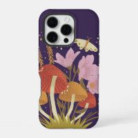 Woodland Mushroom iPhone 16 Pro Case