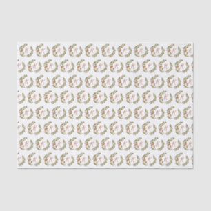 Woodland Mushroom Monogram Tissue Paper