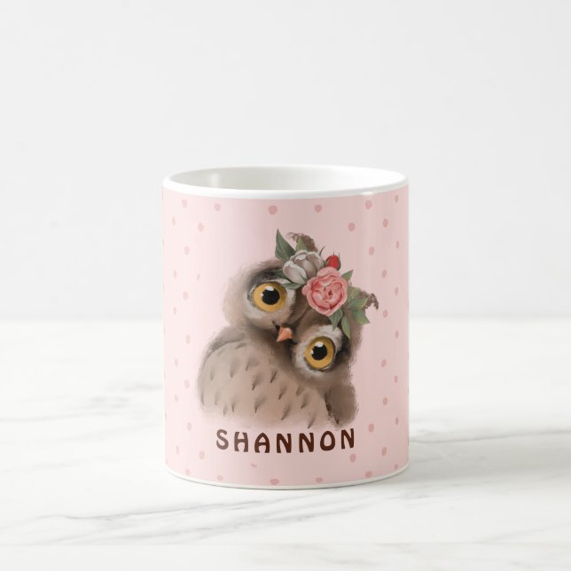 Woodland Owl Coffee Mug (Center)