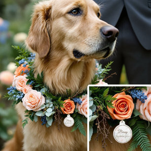 Woodland Owl Wedding Pet Tag