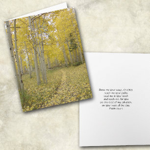 Woodland Path Christian All Occasion Greeting Card