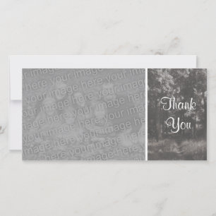 Woodland Path - Thank You - Grey Card