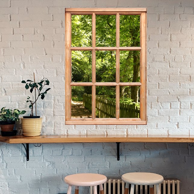 Woodland Path View from a Window Poster (Creator Uploaded)