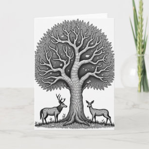 Woodland Peace Fathers Day Card