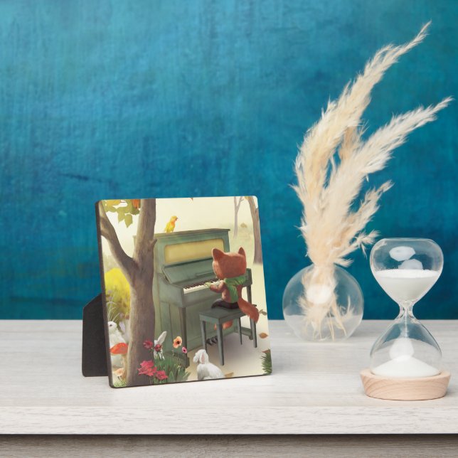 Woodland Pianist Plaque (Insitu)