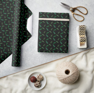 Woodland Pine Tree Branches Wrapping Paper