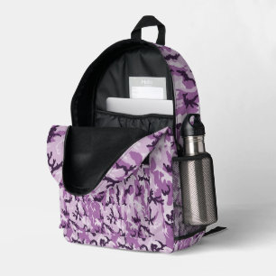 Woodland Pink Military Camouflage Printed Backpack