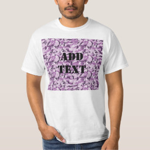 Woodland Pink/Purple Camouflage T-Shirt