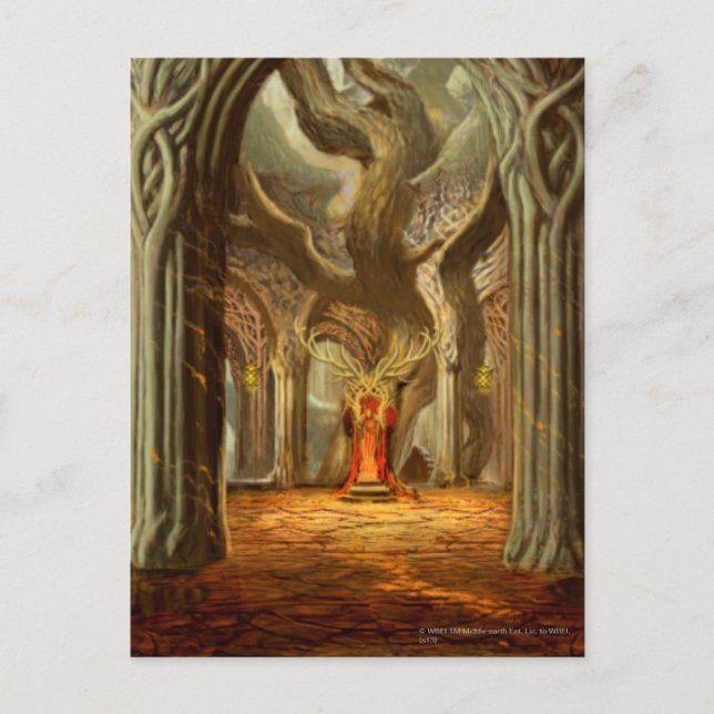 Woodland Realm Throne Room Concept Postcard (Front)