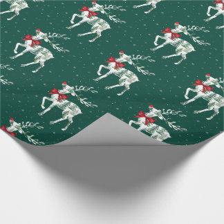 Woodland Reindeer Wrapping Paper