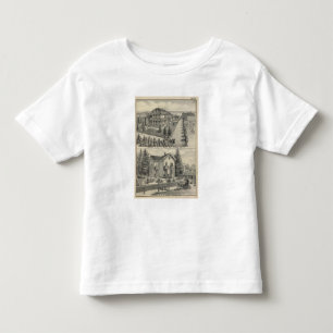Woodland residences lithographed drawing toddler T-Shirt