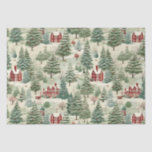 Woodland Rustic Country Christmas Cute Vintage Tissue Paper<br><div class="desc">Enhance your holiday gifts with a touch of vintage charm using our Woodland Rustic Country Christmas Tissue Paper. Featuring adorable country scenes, snowy landscapes, and rustic barns, this tissue paper adds a classic and timeless elegance to your presents. The cute and vintage-inspired design complements any gift with a heartwarming touch....</div>