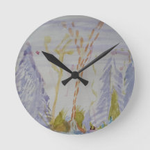 Woodland Scene Wall Clock
