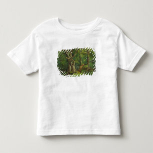 Woodland Scene with Rabbits, 1862 (oil on canvas) Toddler T-Shirt