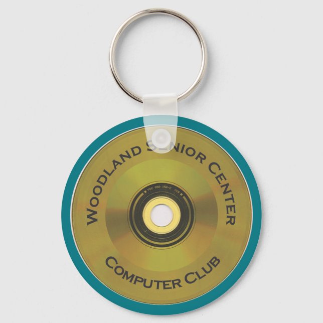 Woodland Senior Centre Computer Club Key Ring (Front)