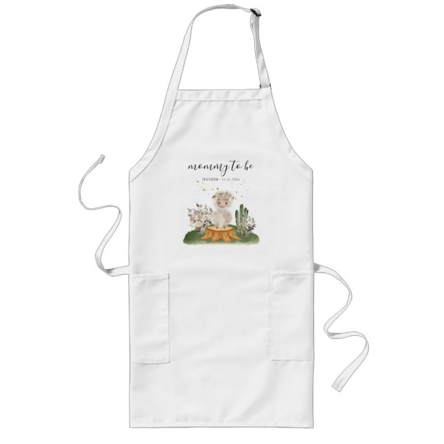 Woodland Sheep being Mum Long Apron (Front)