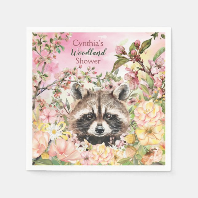 Woodland Shower Napkin (Front)
