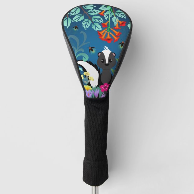 Woodland Skunk Golf Head Cover (Front)