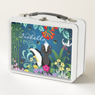 Woodland Skunk Metal Lunch Box