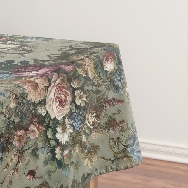 Woodland Spectres – Gothic Large Pattern Tablecloth (In Situ)