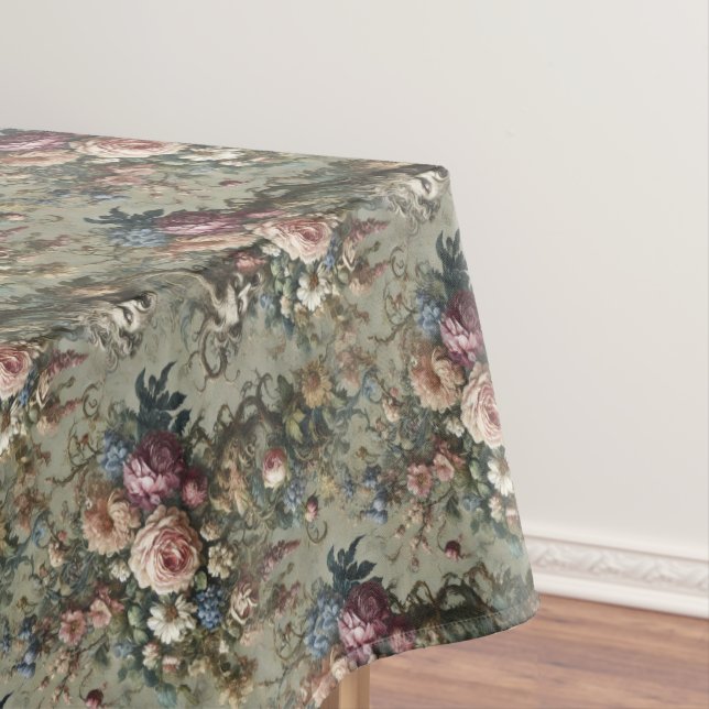 Woodland Spectres – Gothic Medium Pattern Tablecloth (In Situ)