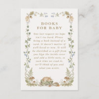 Woodland Storybook Baby Shower Books for Baby