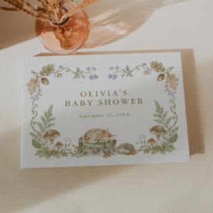 Woodland Storybook Baby Shower Guest Book
