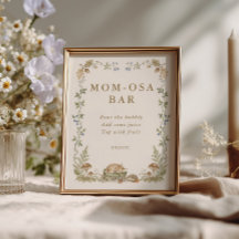 Woodland Storybook Baby Shower Mum-osa Bar