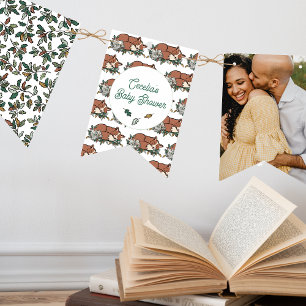 Woodland Storybook Baby Shower Photo Bunting