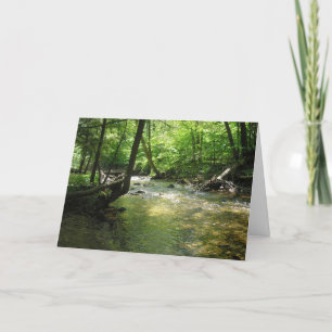 "Woodland Stream" Thank You Card