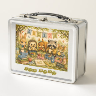 Woodland Study Buddies Lunch Time  Metal Lunch Box