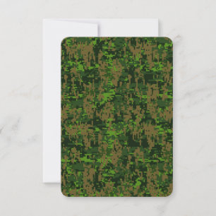 Woodland Style Digital Camouflage Accent