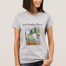  Woodland Themed Baby Shower T-Shirt