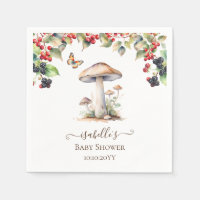 Woodland Toadstool & Mushroom Fall Baby Shower 