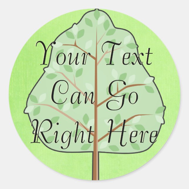 Woodland Tree Stickers (Front)