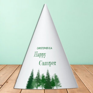 Woodland Trees Birthday Party Hat